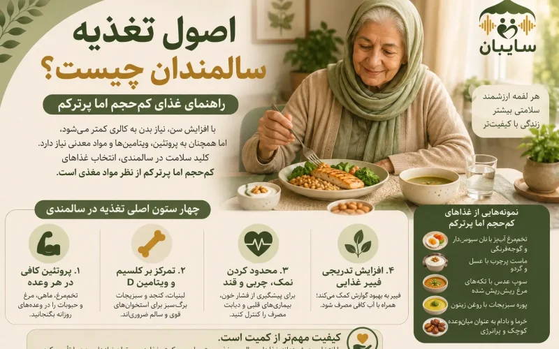 اصول تغذیه سالمندان چیست؟